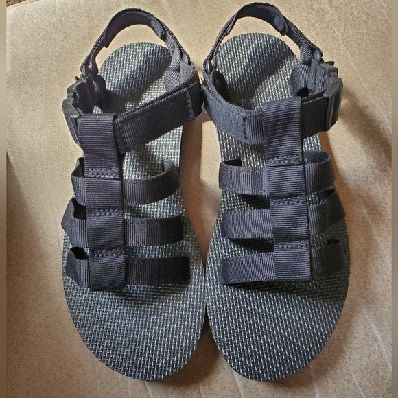 NWOT TEVA Original Dorado Sandals In Black Size Womens 9 - Picture 3 of 9
